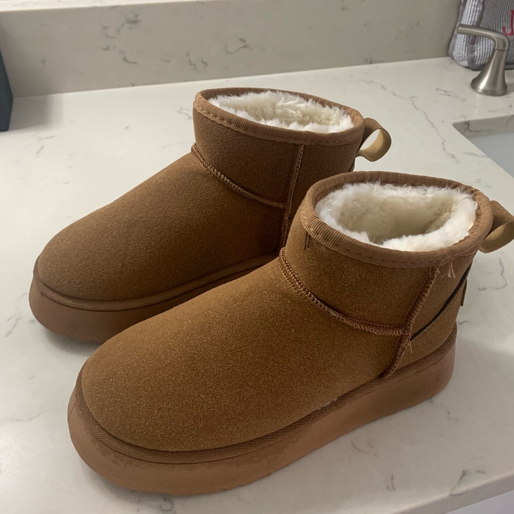 Chestnut Platform Boots